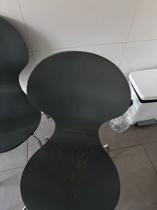 Juego de 4 sillas de cocina modernas