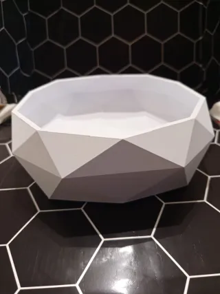 Svuotatasche geometrico in plastica