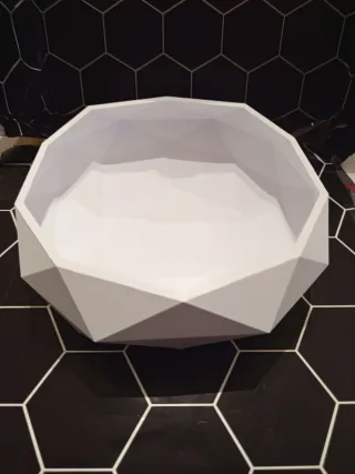 Svuotatasche geometrico in plastica