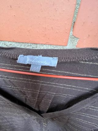 Camiseta larga vintage rayas