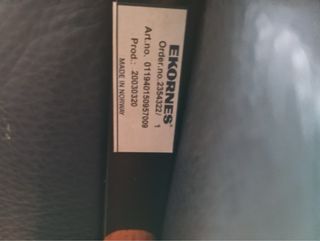 Sillón de piel azul