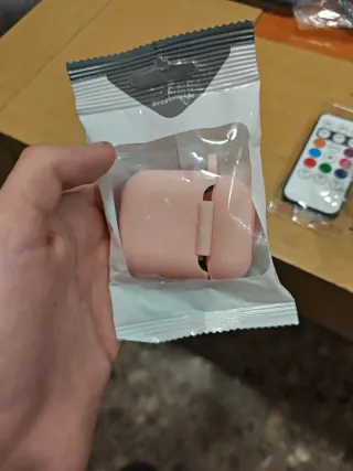 Funda para AirPods rosa