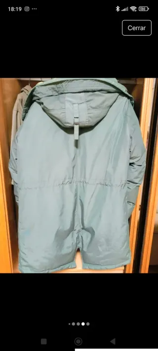 Chaqueta Blauer plumas gris/amarillo