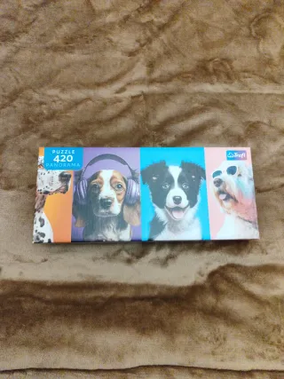 Puzzle 420 piezas, Marca: Trefl. Perros.