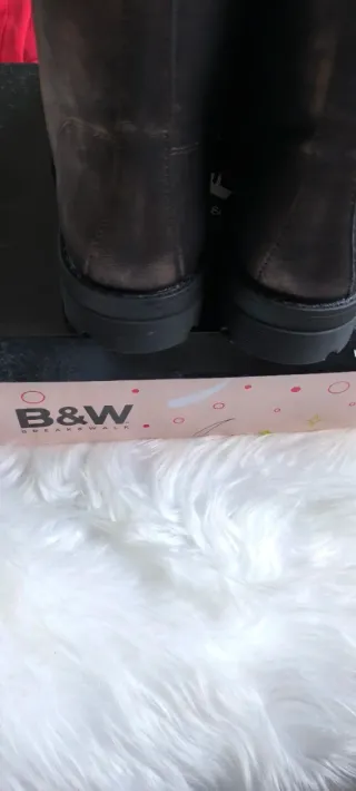 Botas B&W break & walk grises metalizadas