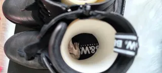 Botas B&W break & walk grises metalizadas