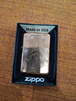 Zippo original sin usar con grabado histórico
