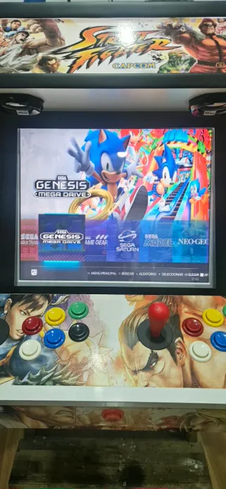 Máquina Arcade Street Fighter Capcom