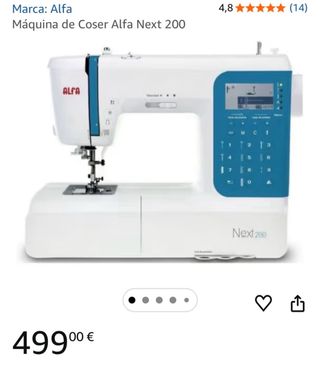 Máquina de coser electronica MIO STAR Alfa Next200