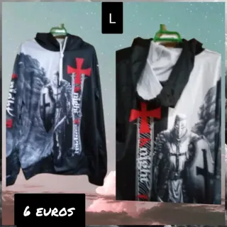 Sudadera con estampado de caballero templario Tall