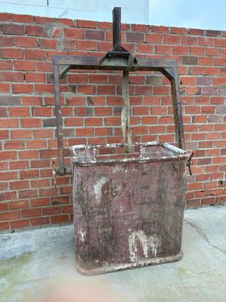 Cesta de grúa sin homologación