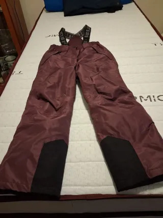 Traje de esquí niña estampado leopardo talla 10