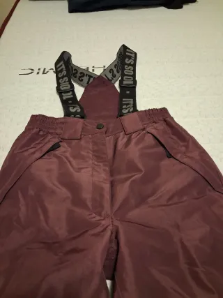 Traje de esquí niña estampado leopardo talla 10