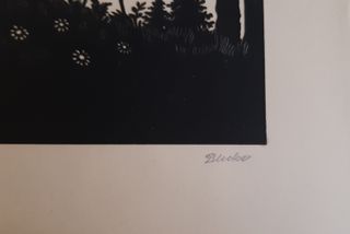 Silhouette in carta con Cervo