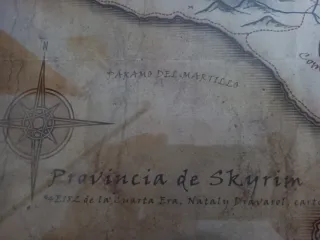 Cuadro mapa Provincia de Skyrim