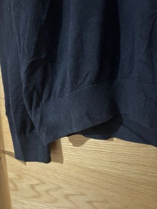 Jersey Tommy Hilfiger Negro Cuello Pico Hombre