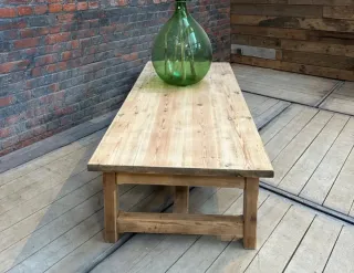 Mesa Centro Rústica Madera Maciza