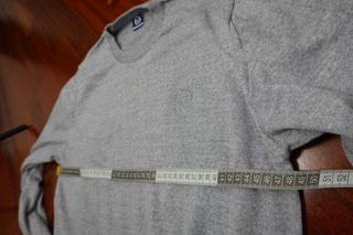 Jersey Sergio Tacchini gris logo bordado Talla L