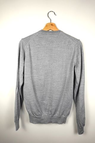 Jersey Sergio Tacchini gris logo bordado Talla L