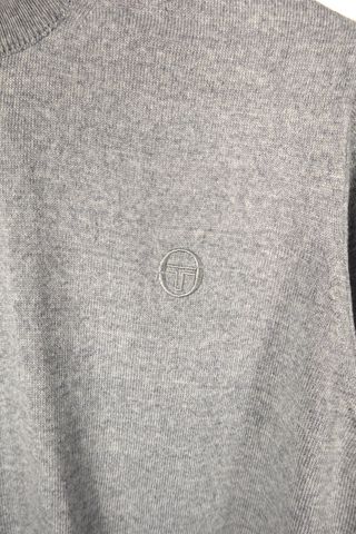 Jersey Sergio Tacchini gris logo bordado Talla L