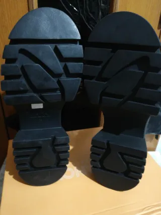 Botines Zara Talla 38 Negros Nuevos