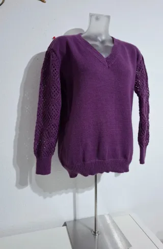 Jersey Morado V-Neck