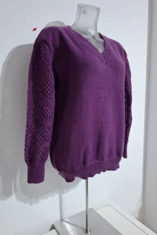Jersey Morado V-Neck