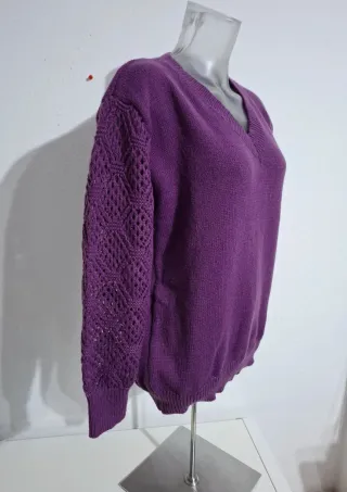 Jersey Morado V-Neck