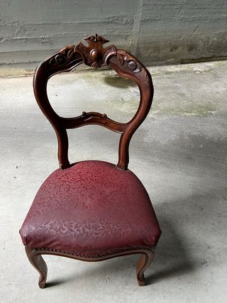 Set 6 sedie antiche legno massello