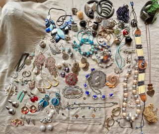 Lote bisutería vintage / antigua