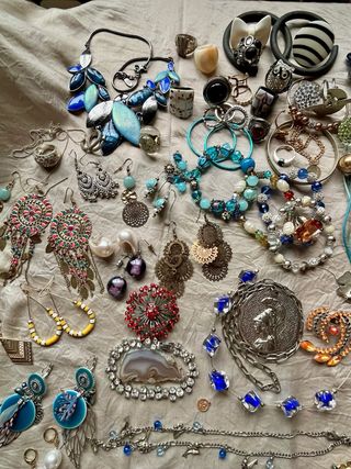 Lote bisutería vintage / antigua