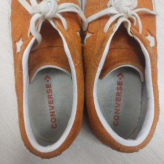 Converse One Star OX arancio mandarino camoscio 46
