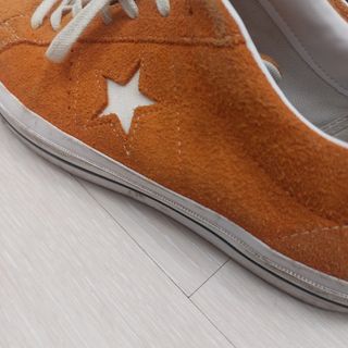 Converse One Star OX arancio mandarino camoscio 46
