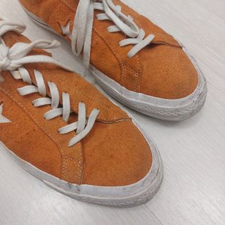 Converse One Star OX arancio mandarino camoscio 46