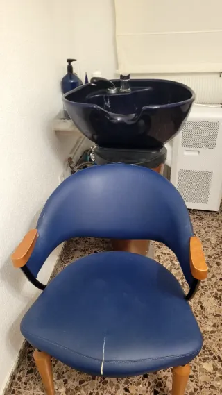 Regalo Lavacabezas y dos sillones uno de tocador