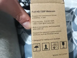 Cámara Web Full HD 720p