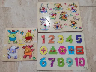 Puzzles de madera educativos