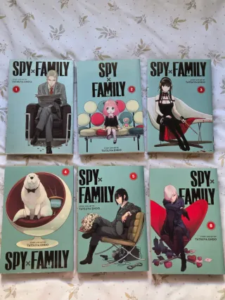 Lote Manga Spy × Family 1-6 (Inglés)
