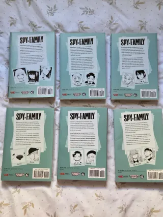 Lote Manga Spy × Family 1-6 (Inglés)