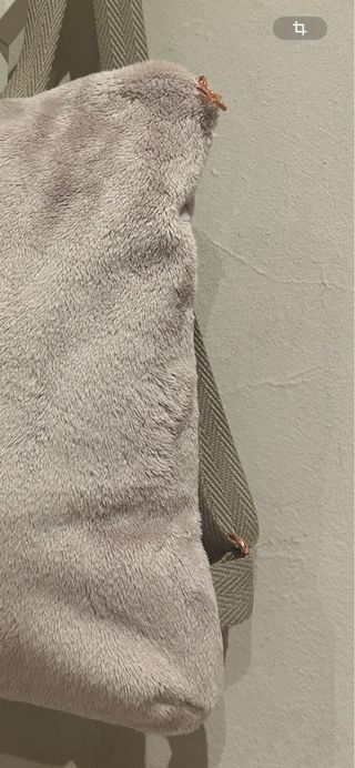 Mochila peluche rosa con estrella