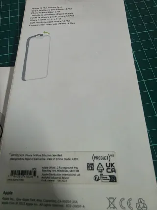 Funda Apple iPhone 14 Plus Roja MagSafe