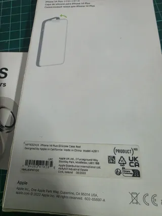 Funda Apple iPhone 14 Plus Roja MagSafe