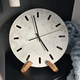 Reloj de pared/mesa estilo industrial