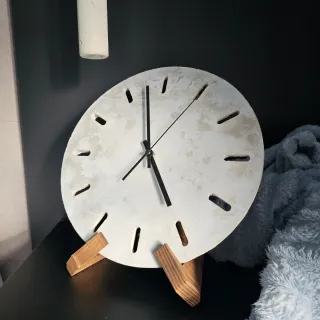 Reloj de pared/mesa estilo industrial