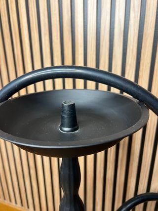 Vaso decorativo e fornello elettrico Flare Nero