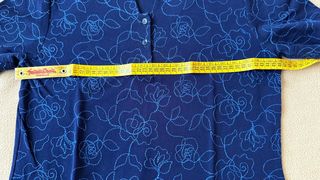 Maglia Oscalito blu con fiori