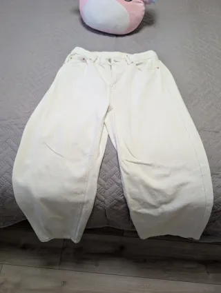 Pantalones anchos Lefties blancos