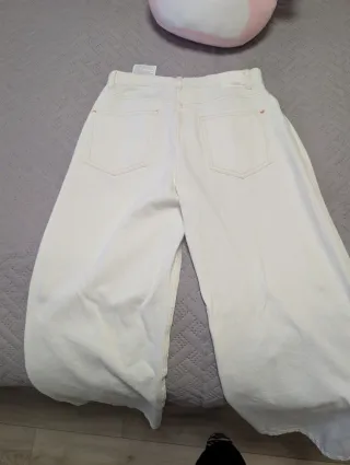 Pantalones anchos Lefties blancos