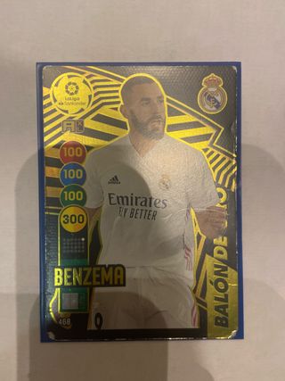 Benzema Balón de Oro Adrenalyn 20-21