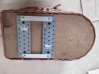 Cesta Mimbre Bicicleta Mascota/Equipaje